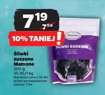 Netto Śliwki suszone Mamone oferta