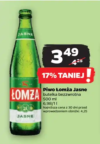 Netto Piwo Łomża Jasne oferta