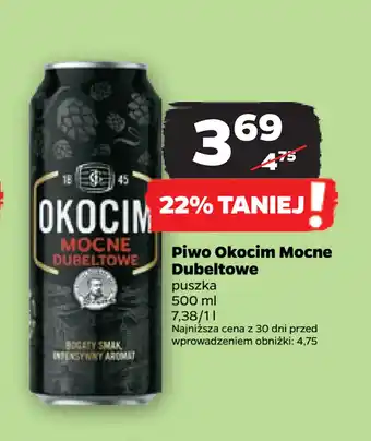 Netto Piwo Okocim Mocne Dubeltowe oferta
