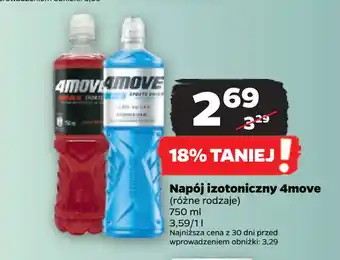 Netto Napój izotoniczny 4move oferta