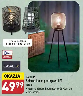 ALDI Lampa solarna Casalux oferta