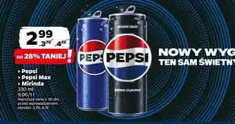 Netto Pepsi > Pepsi Max > Mirinda oferta