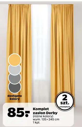 Netto komplet zasłon Derby oferta