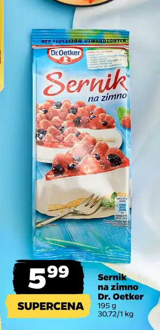 Netto Sernik na zimno Dr. Oetker oferta