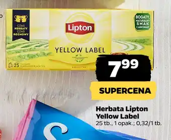 Netto Herbata Lipton Yellow Label oferta