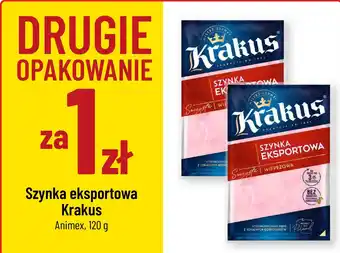Polomarket Szynka eksportowa Krakus Animex, 120 g oferta