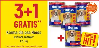 Polomarket Karma dla psa Heros, 1,25 kg oferta