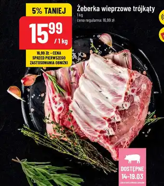 Polomarket Żeberka wieprzowe trójkąty, 1 kg oferta