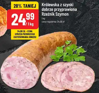 Polomarket Królewska z szynki dobrze przyprawiona Rzeźnik Szymon, 1 kg oferta