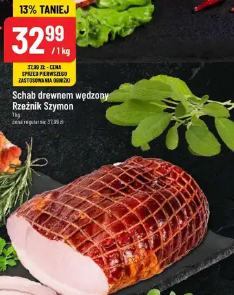 Polomarket Schab drewnem wędzony Rzeźnik Szymon, 1 kg oferta