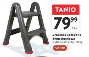 Drabinka składana dwustopniowa
