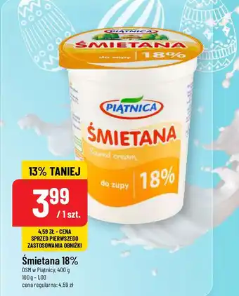Polomarket Śmietana 18% OSM w Piątnicy, 400 g oferta