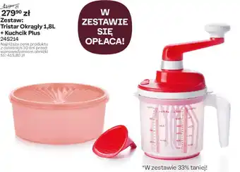 Tupperware Zestaw: Tristar Okrągły 1,8L + Kuchcik Plus oferta