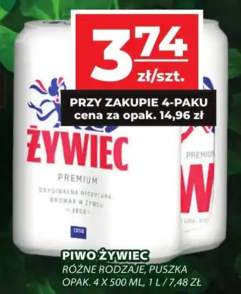 Top Market PIWO ŻYWIEC 500 ML oferta