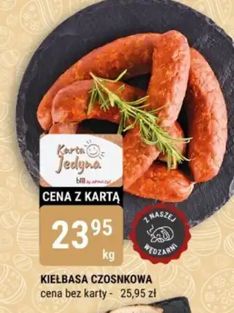 bi1 KIEŁBASA CZOSNKOWA 1 kg oferta