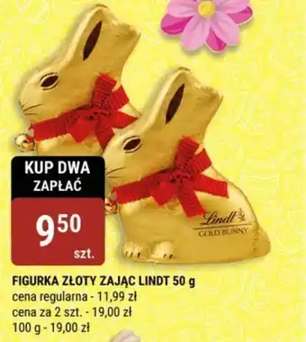 bi1 FIGURKA ZŁOTY ZAJĄC LINDT 50 g oferta