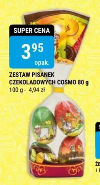 bi1 ZESTAW PISANEK CZEKOLADOWYCH COSMO 80 g oferta