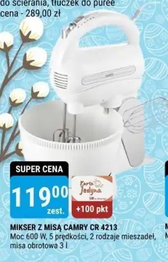 bi1 MIKSER Z MISĄ CAMRY CR 4213 oferta