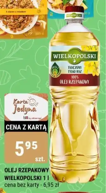 bi1 OLEJ RZEPAKOWY WIELKOPOLSKI 1 l oferta