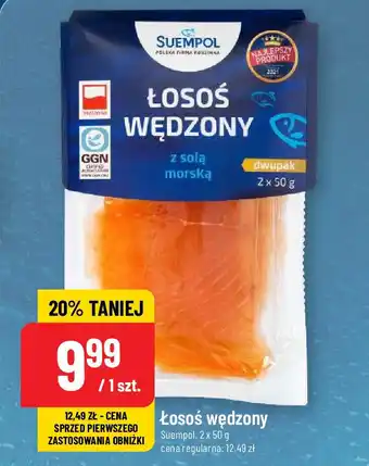 Polomarket Łosoś wędzony Suempol, 2 x 50 g oferta