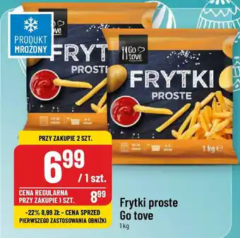 Polomarket Frytki proste Go tove 1kg oferta