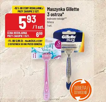 Polomarket Maszynka Gillette 3 ostrza Orbico oferta