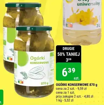 bi1 OGÓRKI KONSERWOWE 870 g oferta