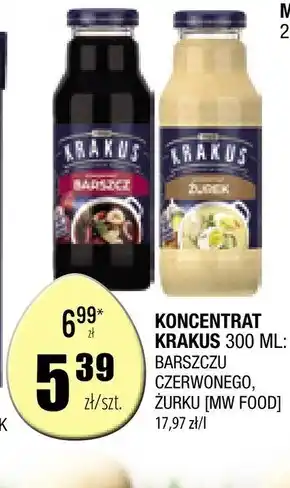 Społem Szczecin Krakus Żurek koncentrat 300 ml oferta