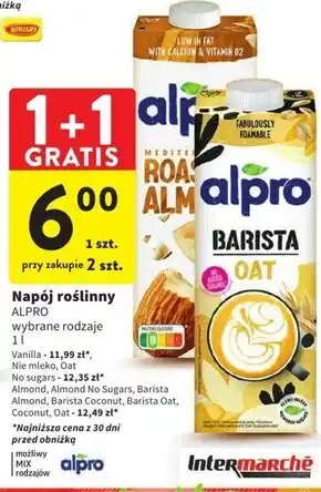 Intermarche Napój roślinny Alpro oferta