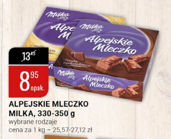 bi1 Alpejskie Mleczko Milka 330-350g oferta