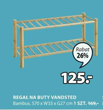 JYSK Regał na buty vandsted oferta