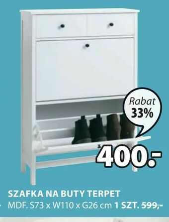 JYSK Szafka na buty terpet oferta