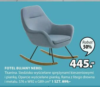 JYSK Fotel bujany nebel oferta