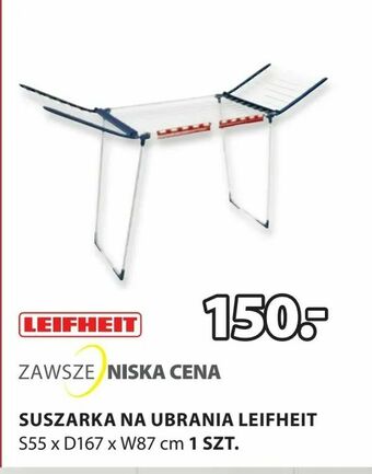 JYSK Suszarka na ubrania leifheit oferta