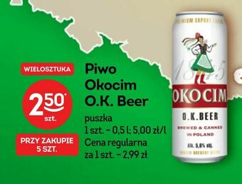 Żabka Piwo Okocim O.K. Beer oferta
