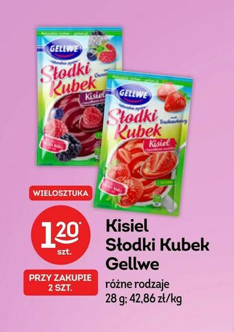 Żabka Kisiel Słodki Kubek Gellwe oferta