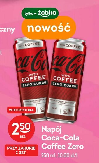 Żabka Napój Coca-Cola Coffee Zero oferta