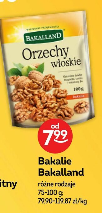 Żabka Bakalie Bakalland oferta