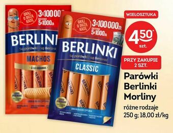 Żabka Parówki Berlinki Morliny oferta