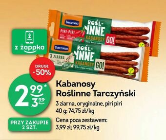 Żabka Kabanosy Roślinne Tarczyński oferta