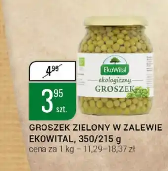 bi1 Groszek zielony w zalewie Bio 215/350g oferta