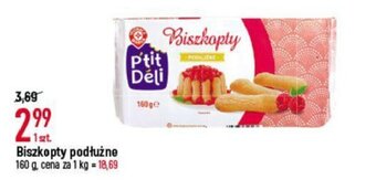 E.Leclerc Biszkopty podłużne 160g oferta