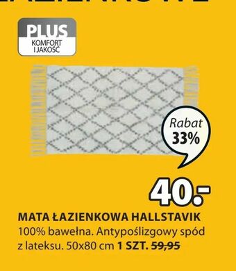 JYSK Mata łazienkowa hallstavik oferta