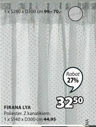 JYSK Firana lya oferta