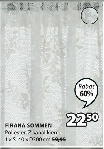 JYSK Firana sommen oferta