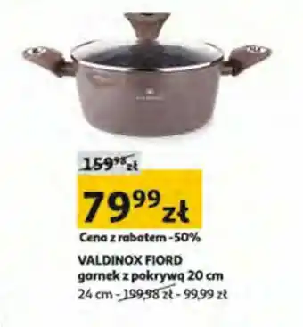 Auchan Garnek z pokrywką fiord 20 cm 1 SZT oferta