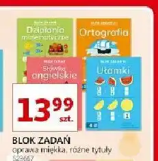 Auchan Blok zadań - ułamki 1 SZT oferta