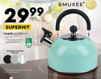 Biedronka SMUKEE Czajnik gwizdkiem oferta