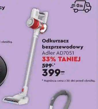 Biedronka Odkurzacz bezprzewodowy Adler AD7051 oferta