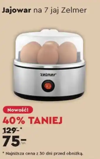 Biedronka Jajowar na 7 jaj Zelmer oferta